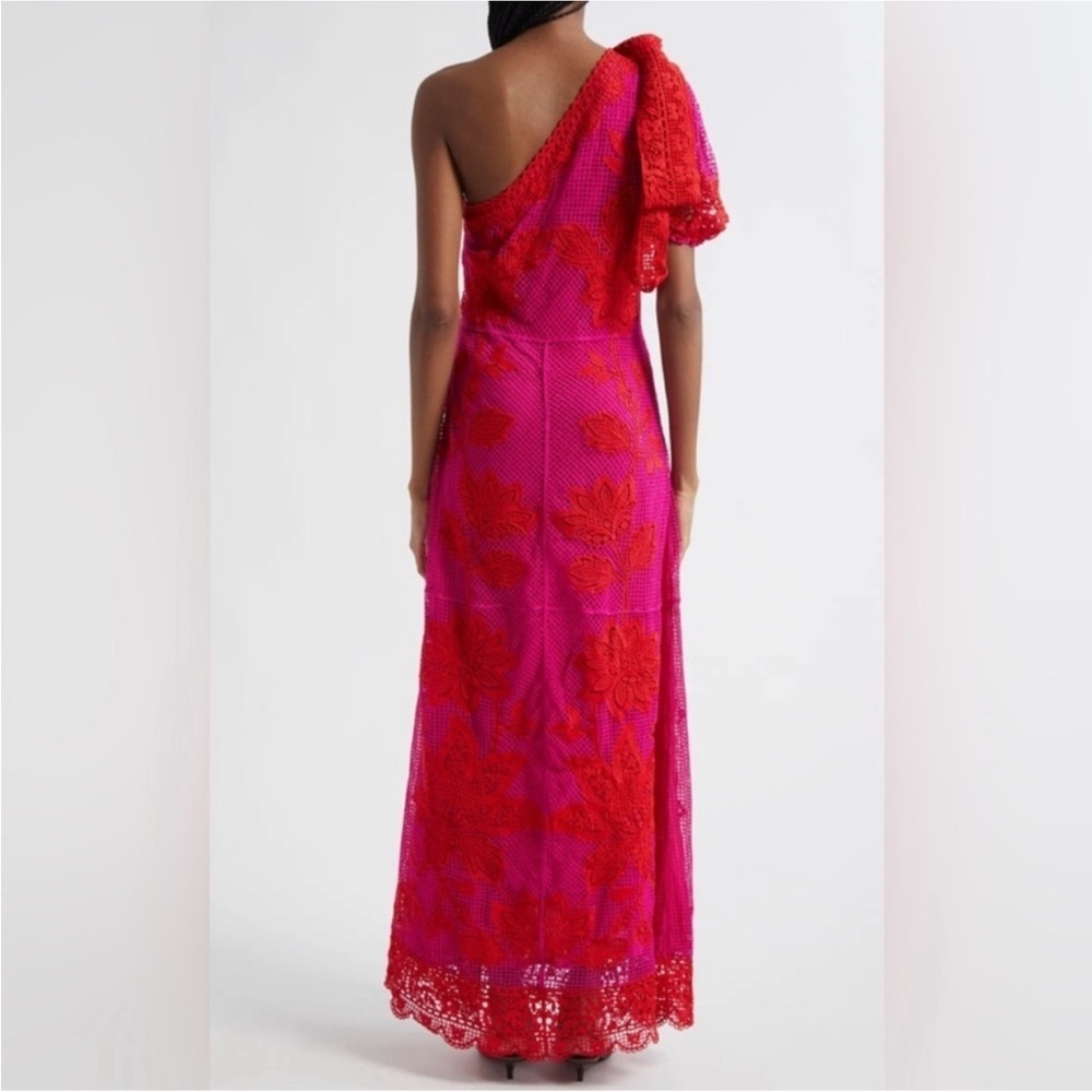 Farm Rio Guipuire Bicolor Maxi Dress - Picture 7 of 13